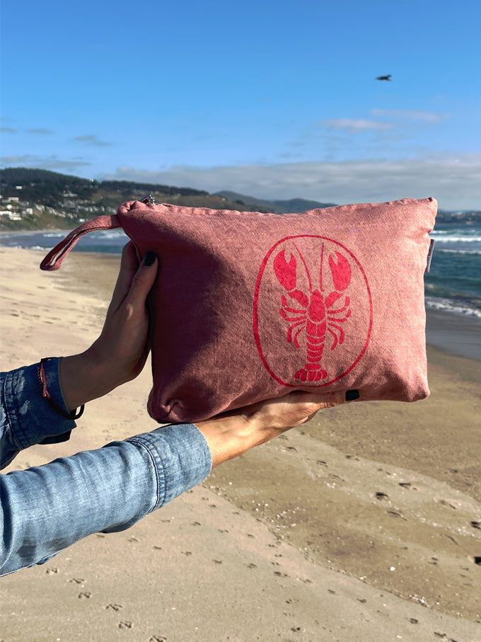 Necessaire Lino Impermeable Grande Colección Cala